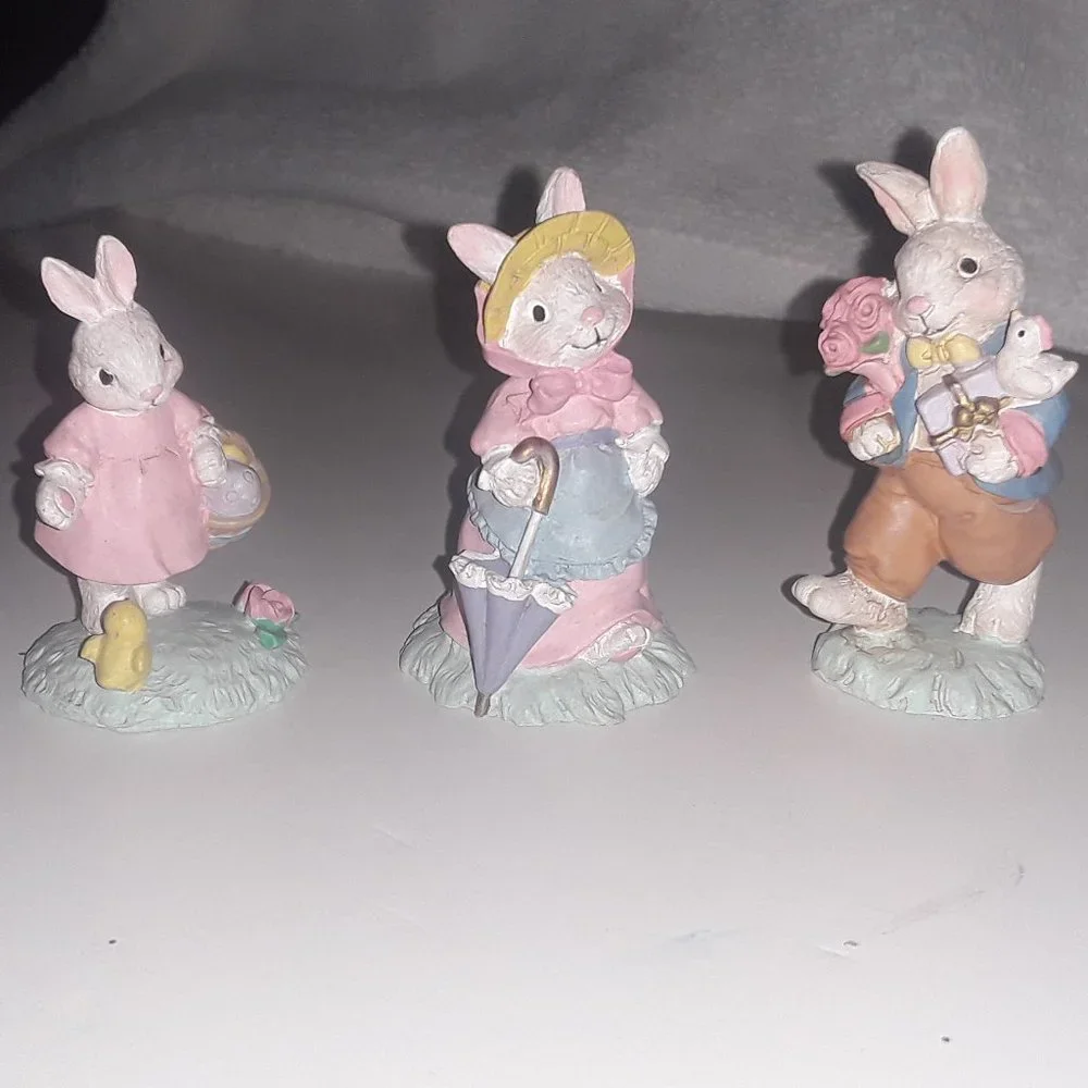 3-Midwest Importers Bunnies - Picture 1 of 4